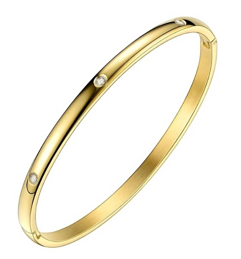 NEW KATIE RAE COLLECTION women's talia stackable bracelet in gold